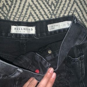 PacSun Ripped Black Shorts